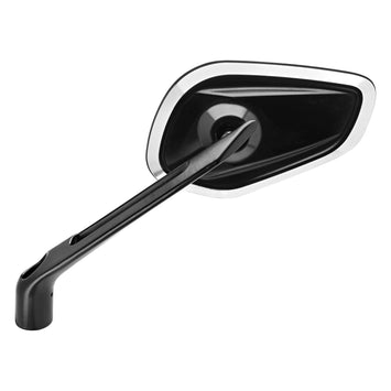 FAR HANDLEBAR MIRROR LEFT POLY CNC PREMIUM SIDE MIRROR MOTORCYCLE SCOOTER