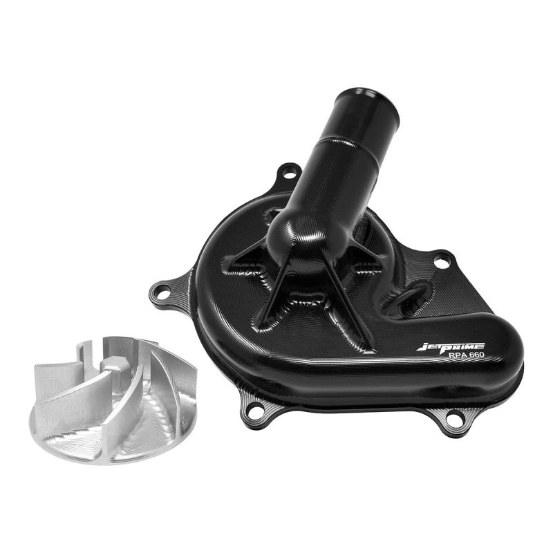 POMPA ACQUA MAGGIORATA JETPRIME for APRILIA TUAREG 660, showcasing the water pump design and features.