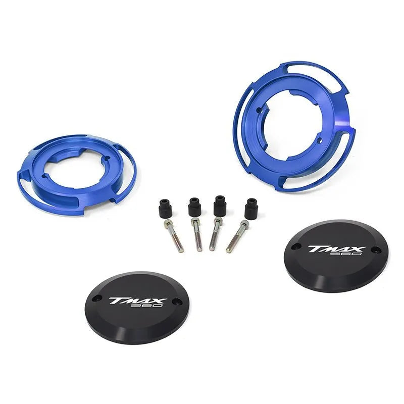 PROTEZIONI CARTER JETPRIME YAMAHA T-MAX 560 2020-24 COLORE BLU - (COPPIA)