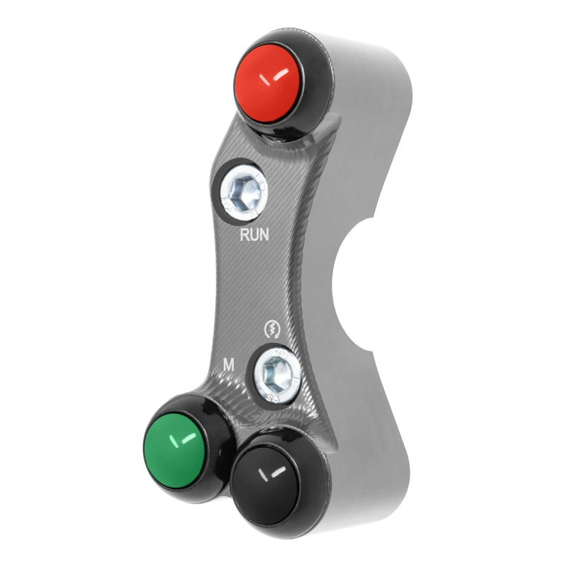 PULSANTIERA DESTRA JETPRIME X POMPA BREMBO BMW R NINE T 2017-24 (TITANIO)