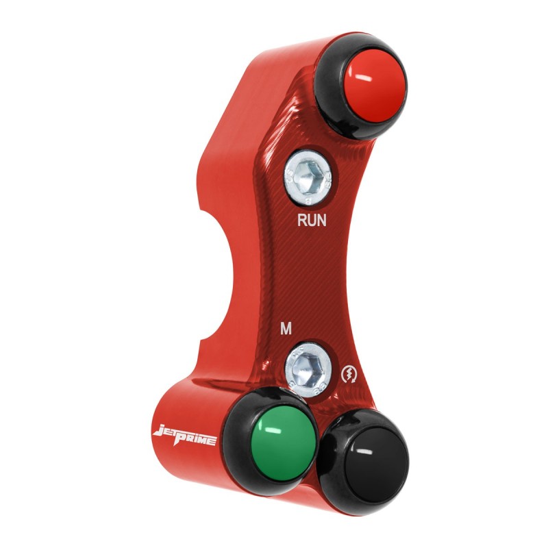 PULSANTIERA DESTRA JETPRIME X POMPA OEM BMW S 1000 XR 2014-24 (ROSSO)