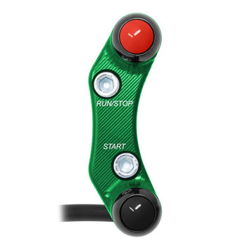 Pulsantiera Moto Jetprime Kawasaki Ninja 400 2018-24 Titanio