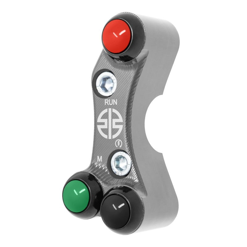 PULSANTIERA DESTRA JETPRIME X POMPA BREMBO KAWASAKI NINJA H2R 2015-23 (TITANIO)