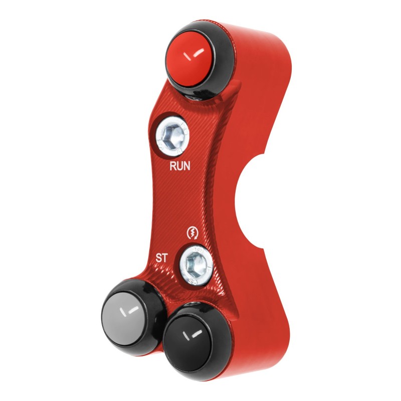 PULSANTIERA DESTRA JETPRIME X POMPA BREMBO KAWASAKI NINJA ZX-10R 2016-20 ROSSO