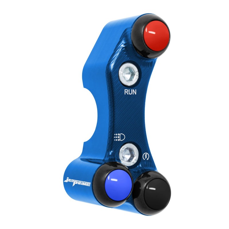 PULSANTIERA DESTRA JETPRIME X POMPA OEM SUZUKI GSX R 1000 2017-21 BLU