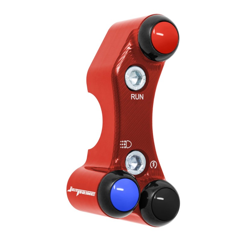 PULSANTIERA DESTRA JETPRIME X POMPA OEM SUZUKI GSX R 1000 2017-21 ROSSO