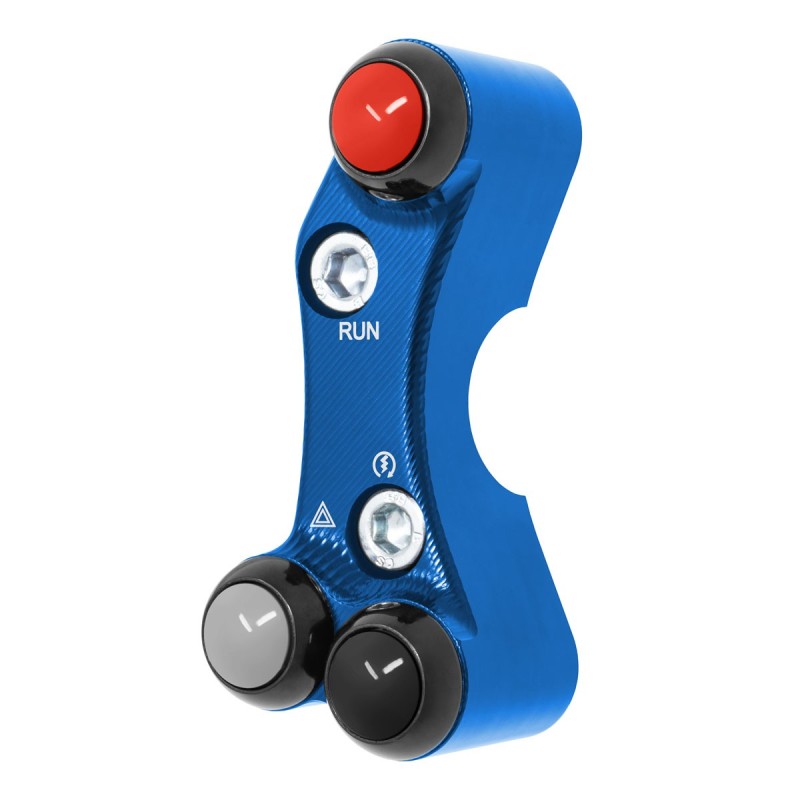 PULSANTIERA DESTRA JETPRIME X POMPA BREMBO YAMAHA YZF-R7 2022-24 BLU