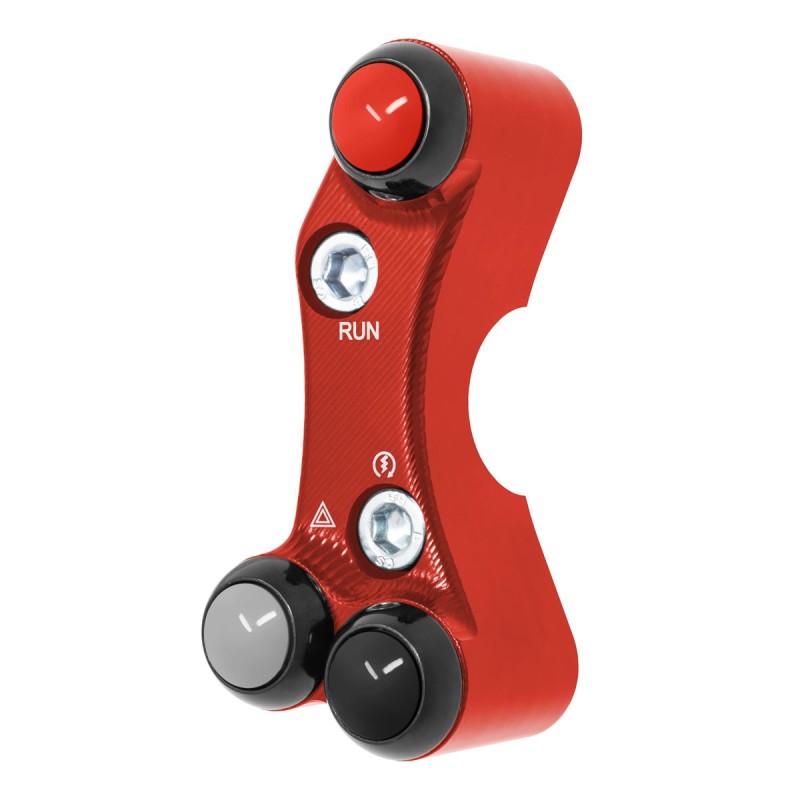 PULSANTIERA DESTRA JETPRIME X POMPA BREMBO YAMAHA YZF-R7 2022-24 ROSSO