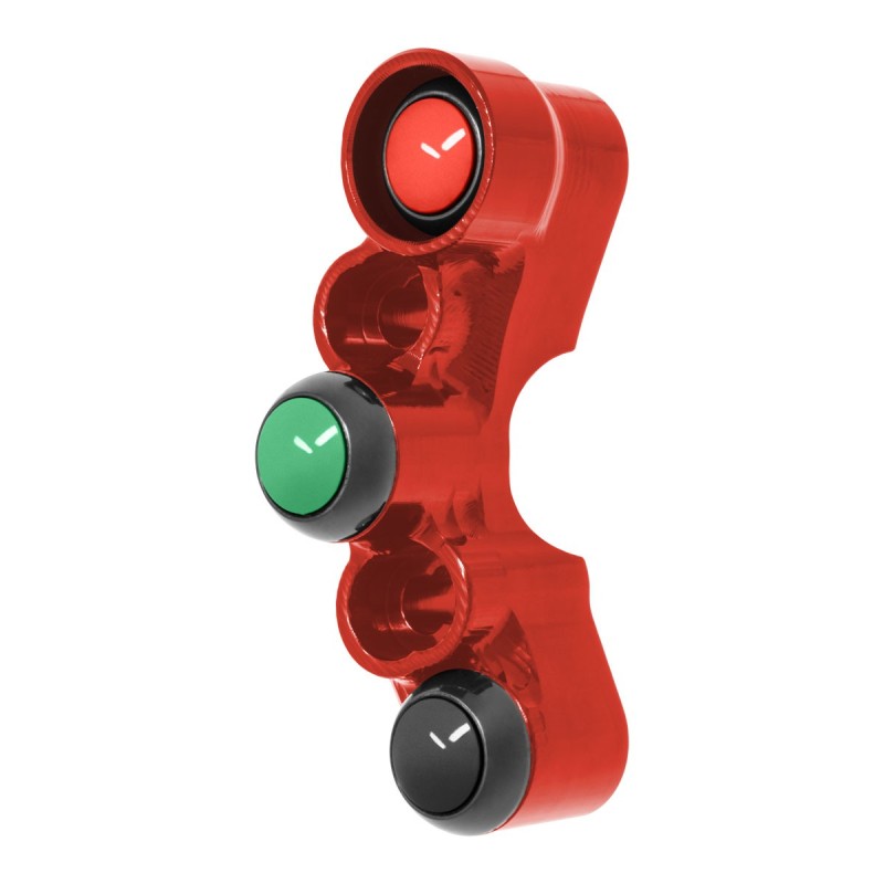 PULSANTIERA DESTRA JETPRIME X POMPA OEM BMW S 1000 R 2013-20 (ROSSO)