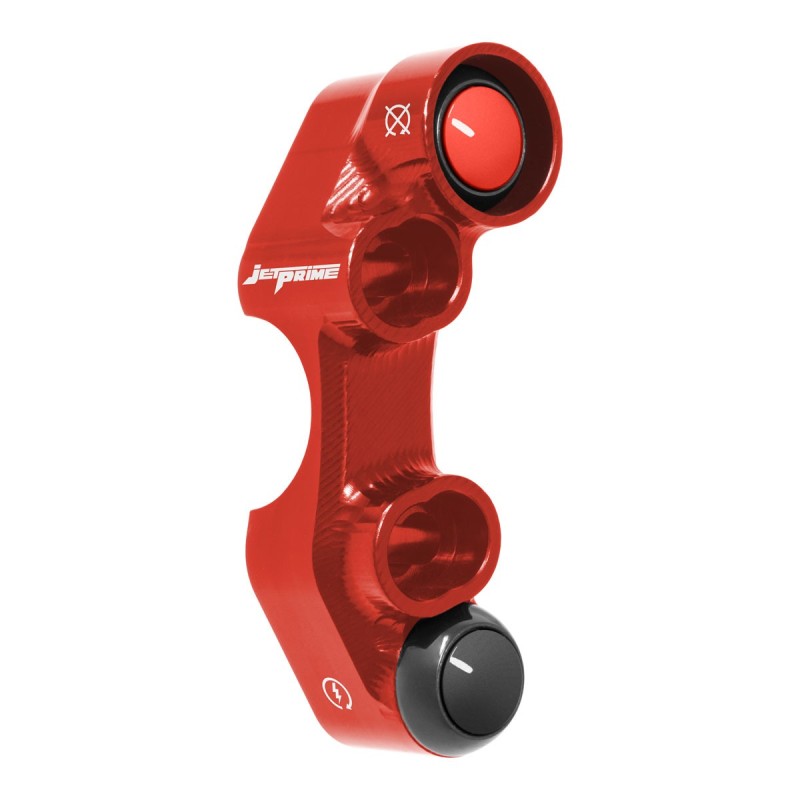 JETPRIME RIGHT HANDLEBAR SWITCH (OEM PUMP) KAWASAKI NINJA 400 2018-24 (RED)