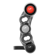 PULSANTIERA DESTRA JETPRIME POMPA FRENO KAWASAKI NINJA ZX-6R 07-16 TITANIO