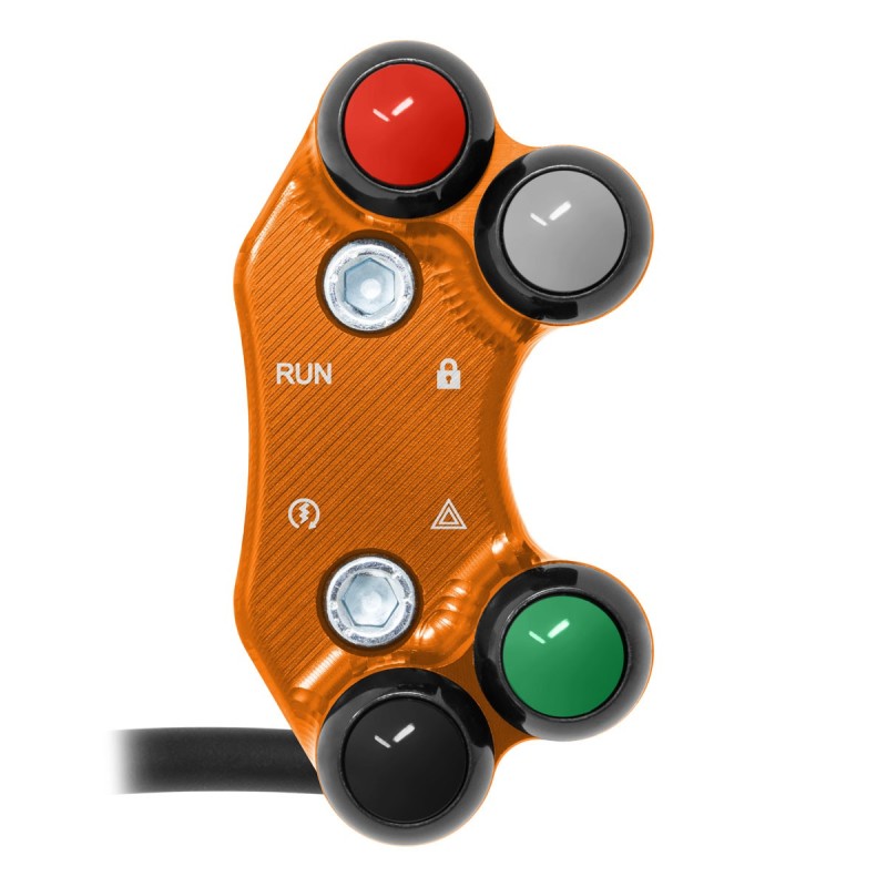 PULSANTIERA DESTRA JETPRIME X POMPA OEM KTM 1290 SUPER ADVENTURE R 21-24 ARANCIO