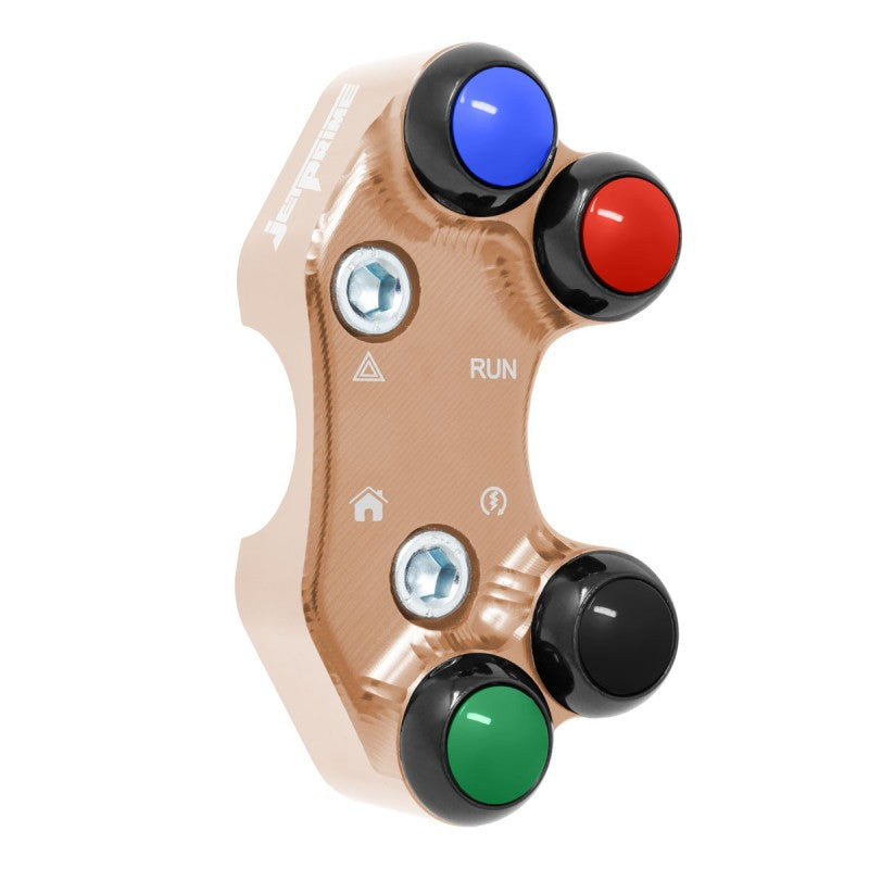 PULSANTIERA DESTRA JETPRIME POMPA BREMBO TRIUMPH STREET TRIPLE 765 RS 17-24 RAME