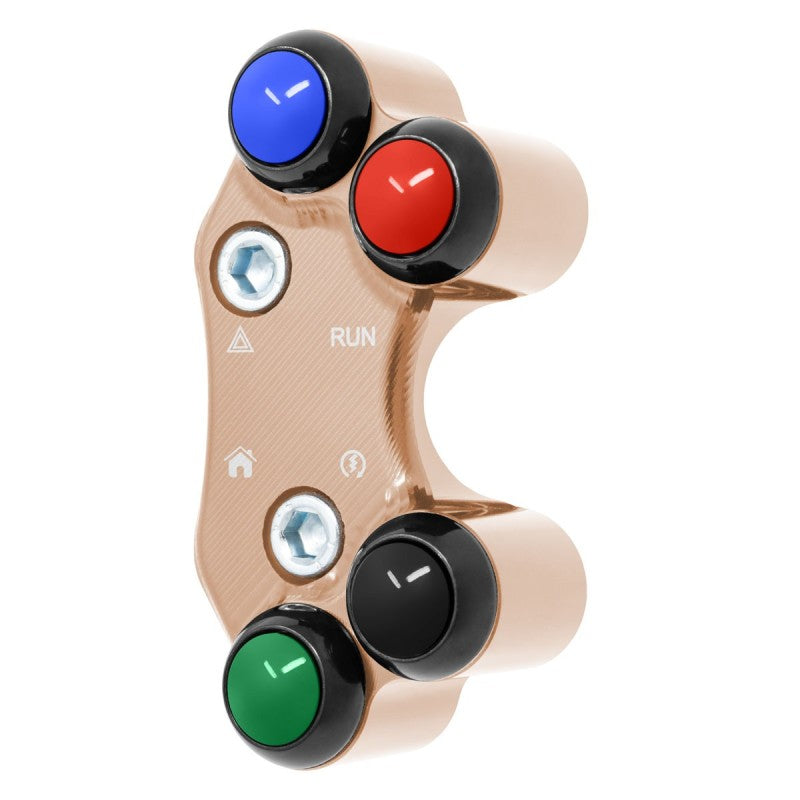 PULSANTIERA DESTRA JETPRIME POMPA BREMBO TRIUMPH STREET TRIPLE 765 RS 17-24 RAME