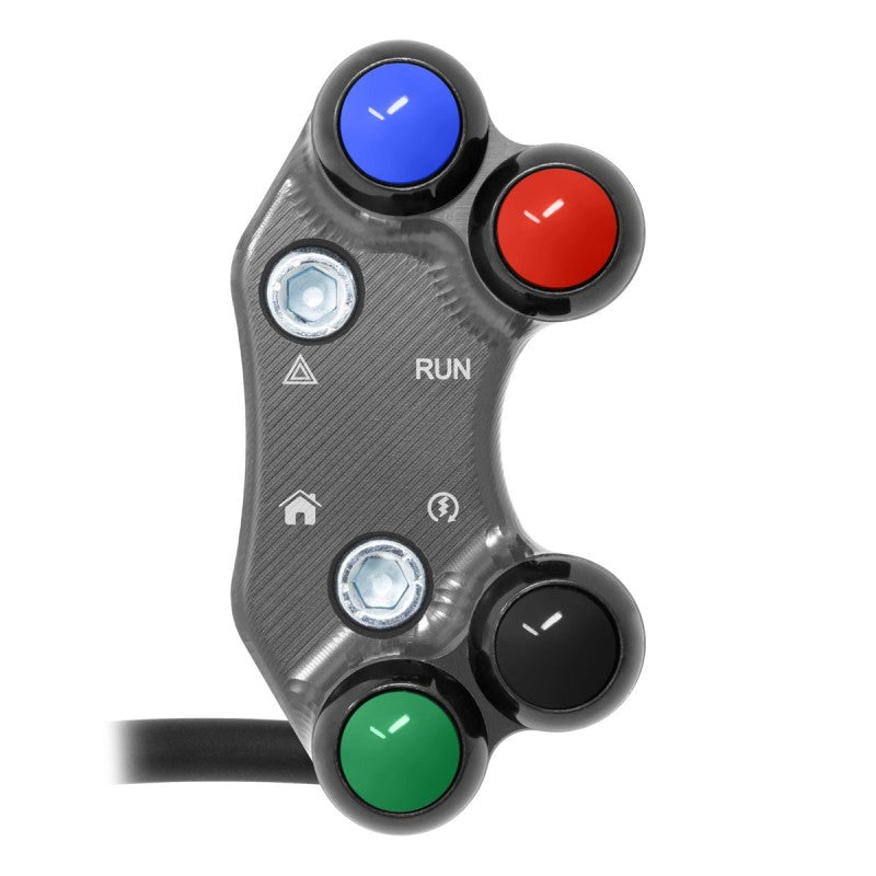 PULSANTIERA DESTRA JETPRIME X POMPA BREMBO TRIUMPH TIGER 900 2020-24 TITANIO