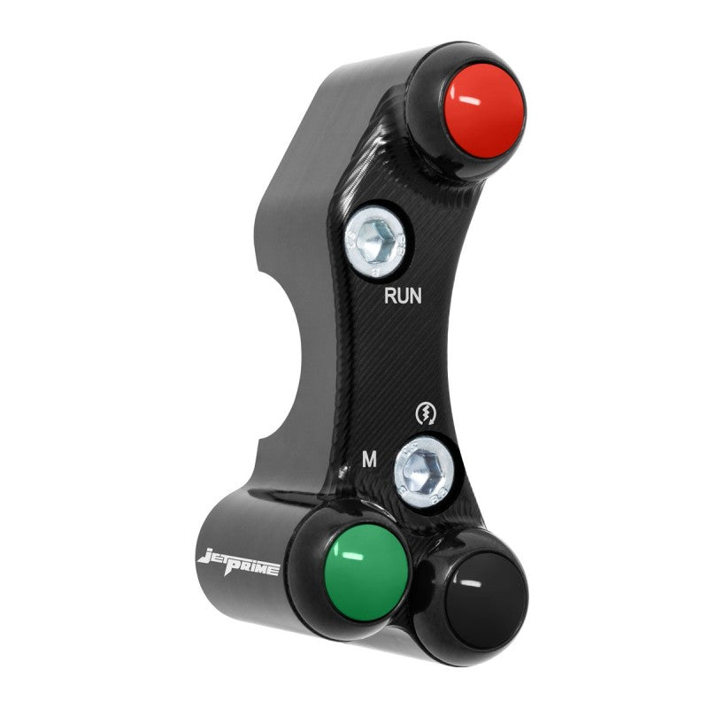 Pulsantiera Moto Jetprime BMW S 1000 RR 2015-18 Nero - vista 3