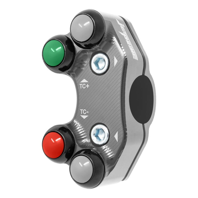 PULSANTIERA SINISTRA RACING JETPRIME APRILIA TUONO 457 2024 - TITANIO