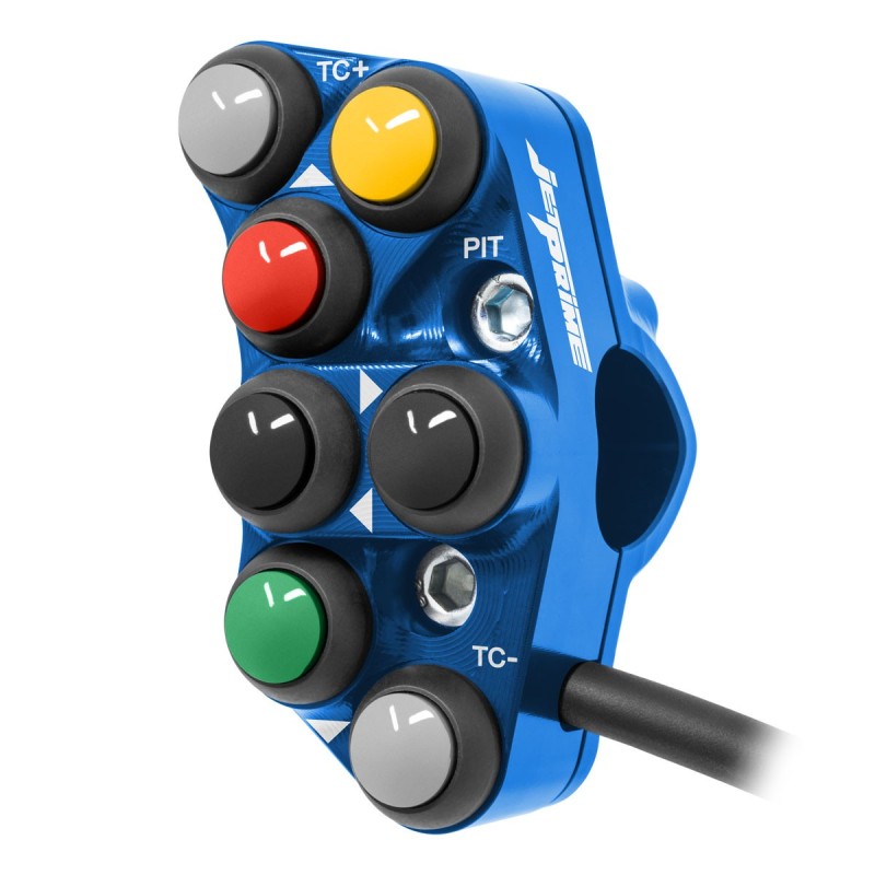 Pulsantiera Sinistra Racing Jetprime Aprilia Rs 660 2020-24 Blu - vista 2