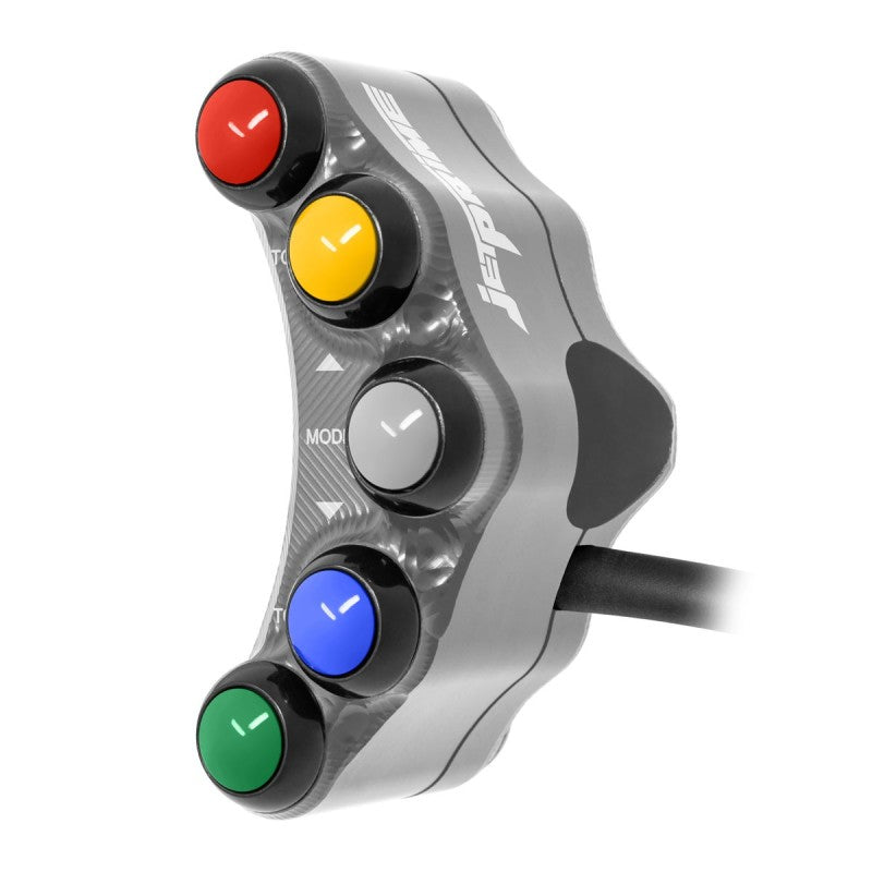 PULSANTIERA SINISTRA RACING JETPRIME APRILIA TUONO V4 1100 2011-16 (TITANIO)