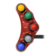 Pulsantiera Sinistra Racing Jetprime Aprilia RSV4 Factory 2020 Rosso