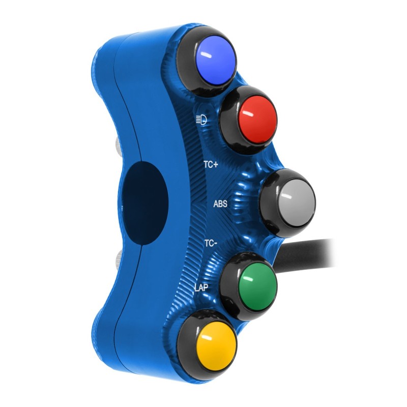 PULSANTIERA SINISTRA RACING JETPRIME BMW S 1000 RR 2019-24 - BLU