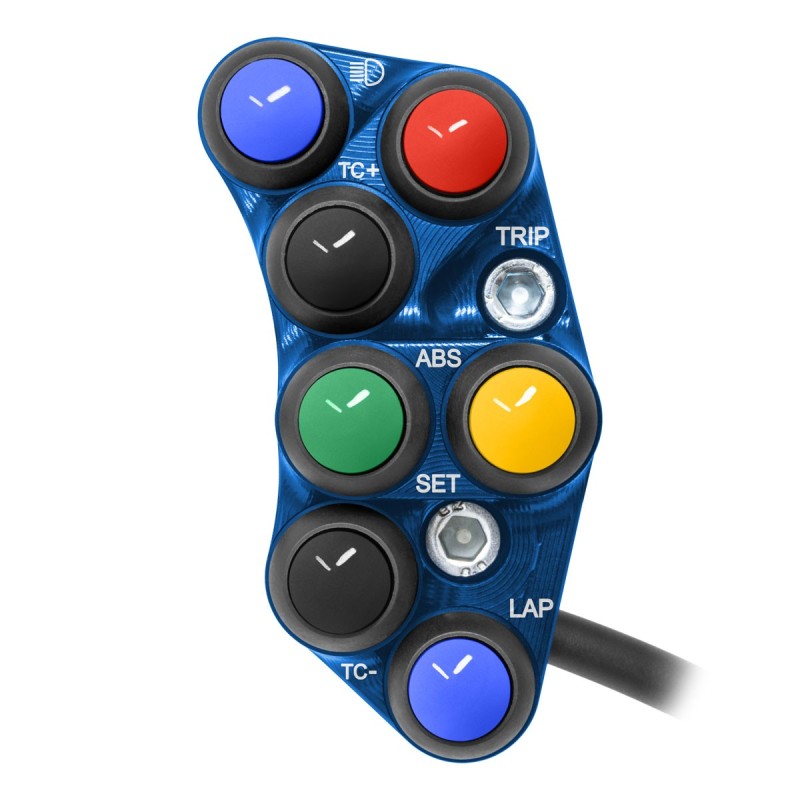 PULSANTIERA SINISTRA RACING JETPRIME BMW S 1000 R 2013-24 (BLU)