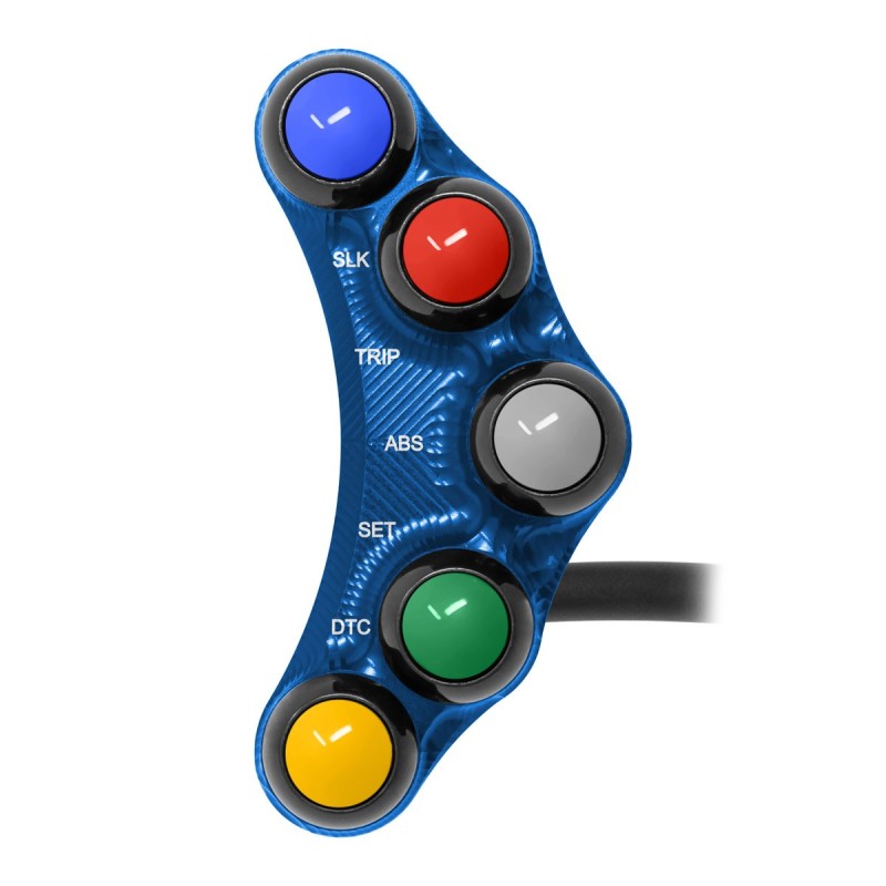 PULSANTIERA SINISTRA RACING JETPRIME BMW S 1000 RR 2009-14 BLU