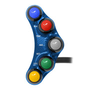 PULSANTIERA SINISTRA RACING JETPRIME BMW S 1000 RR HP4 RACE 2017-18 BLU