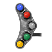 PULSANTIERA SINISTRA RACING JETPRIME BMW S 1000 RR HP4 RACE 2017-18 TITANIO