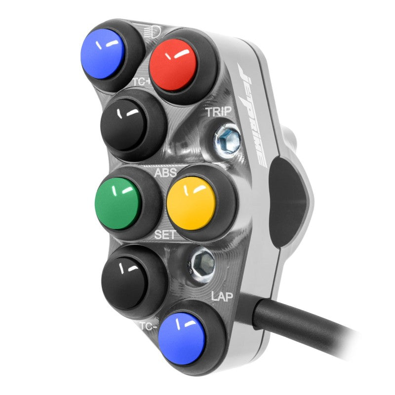 PULSANTIERA SINISTRA RACING JETPRIME BMW S 1000 R 2013-24 (TITANIO)