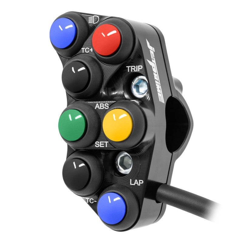 Pulsantiera Sinistra Racing Jetprime BMW S 1000 R 2013-24 Nero - vista 2