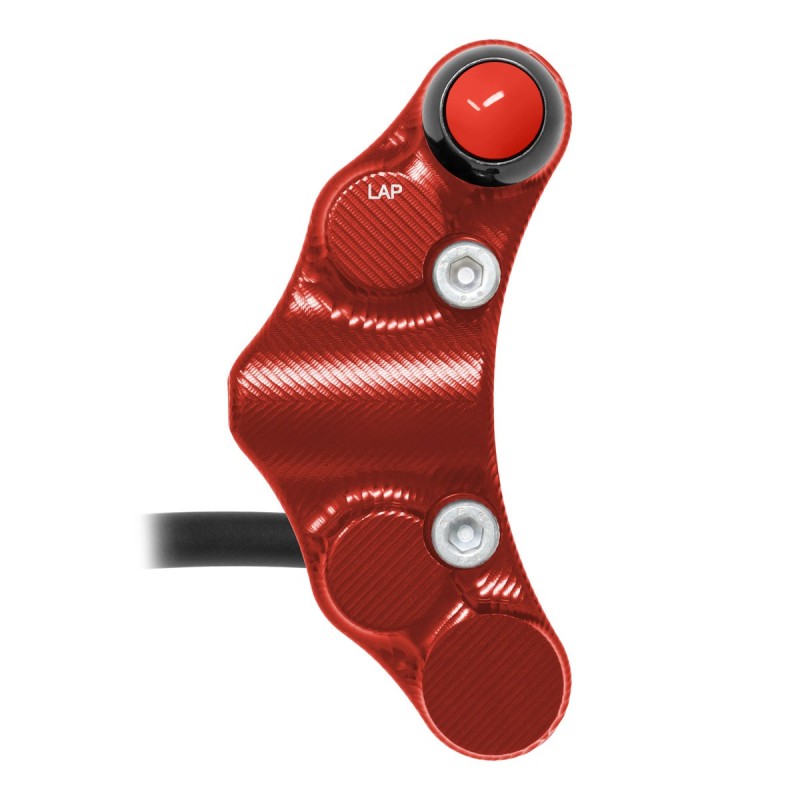 Pulsantiera Moto Jetprime Ducati Panigale 1199 R 2012-15 Rosso - vista 4