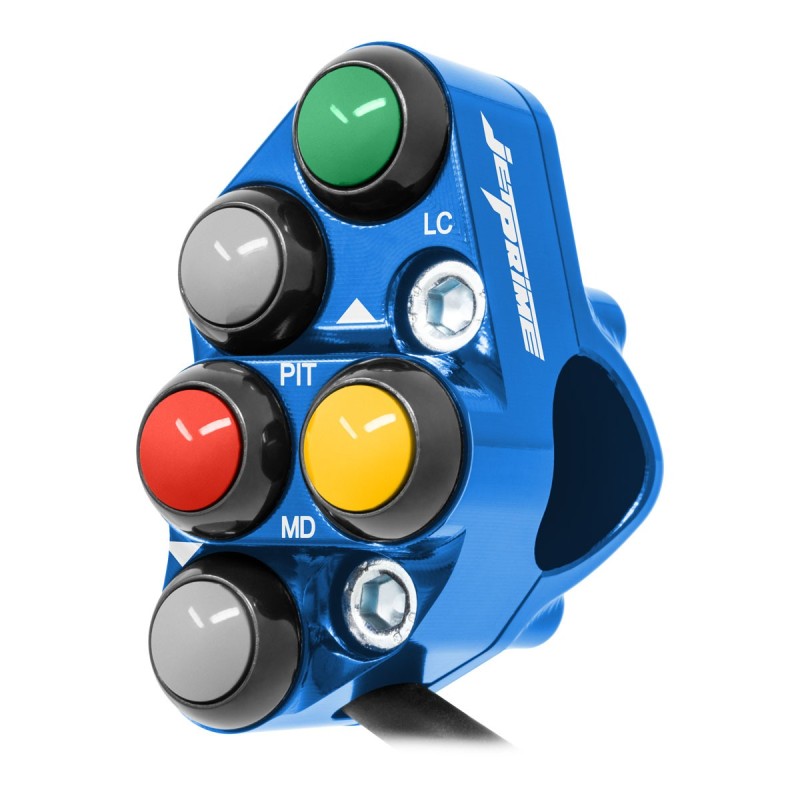 PULSANTIERA SINISTRA RACING JETPRIME HONDA CBR 1000 RR FIREBLADE 2017-19 (BLU)