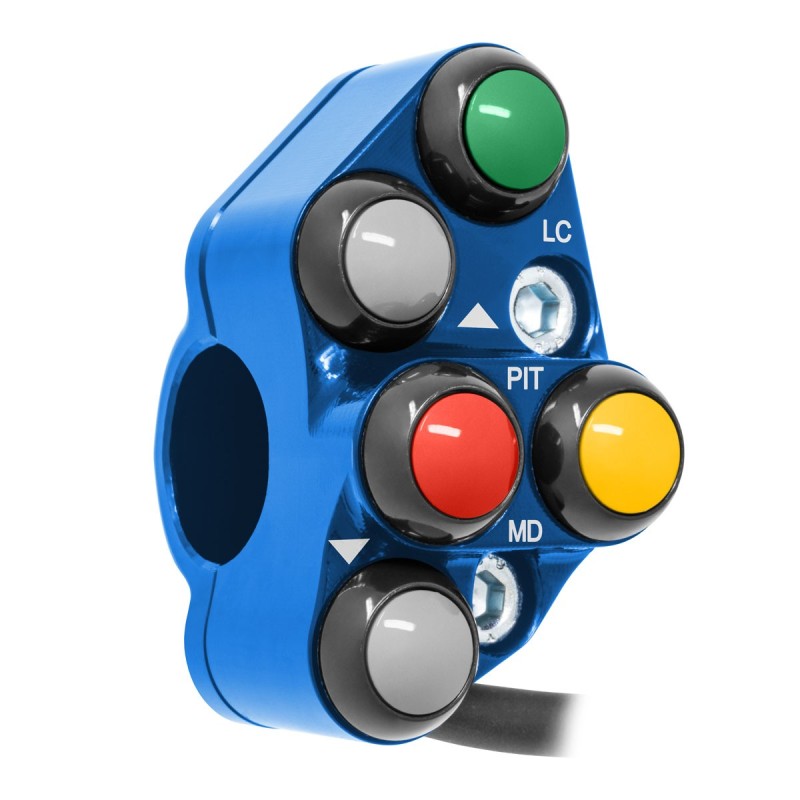 PULSANTIERA SINISTRA RACING JETPRIME HONDA CBR 1000 RR SP 2017-19 (BLU)