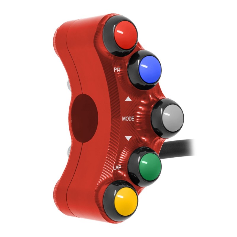 PULSANTIERA SINISTRA RACING JETPRIME KAWASAKI NINJA ZX-10R 2016-20 (ROSSO)