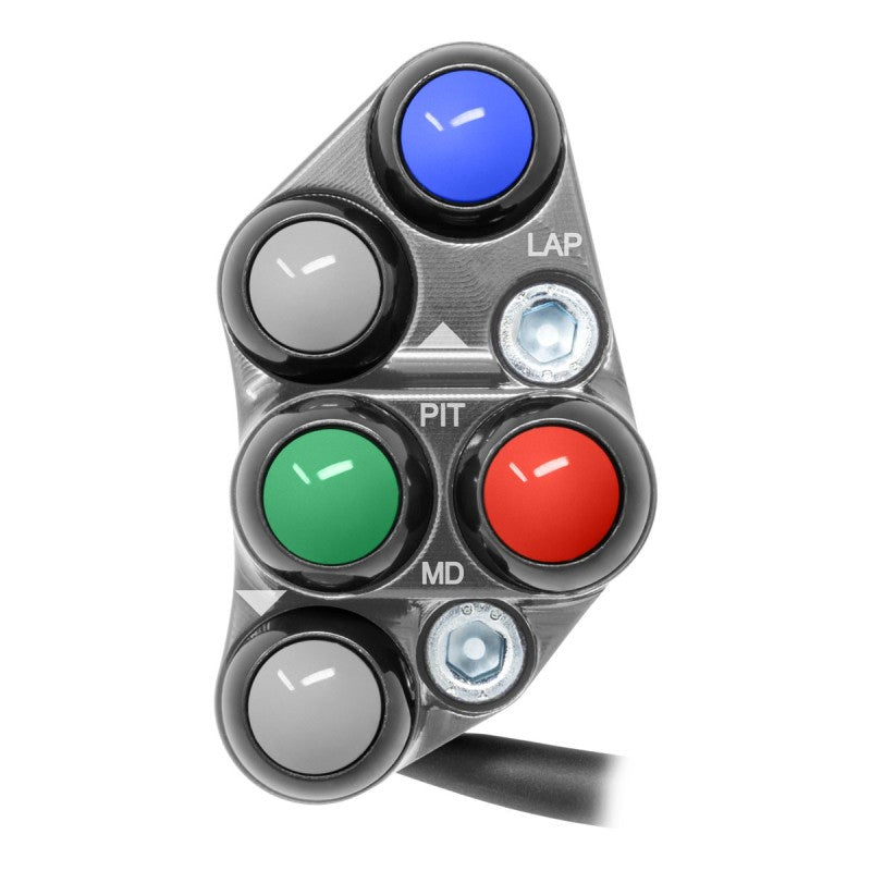 Pulsantiera Moto Jetprime Kawasaki Ninja ZX-10R 2016-20 Titanio