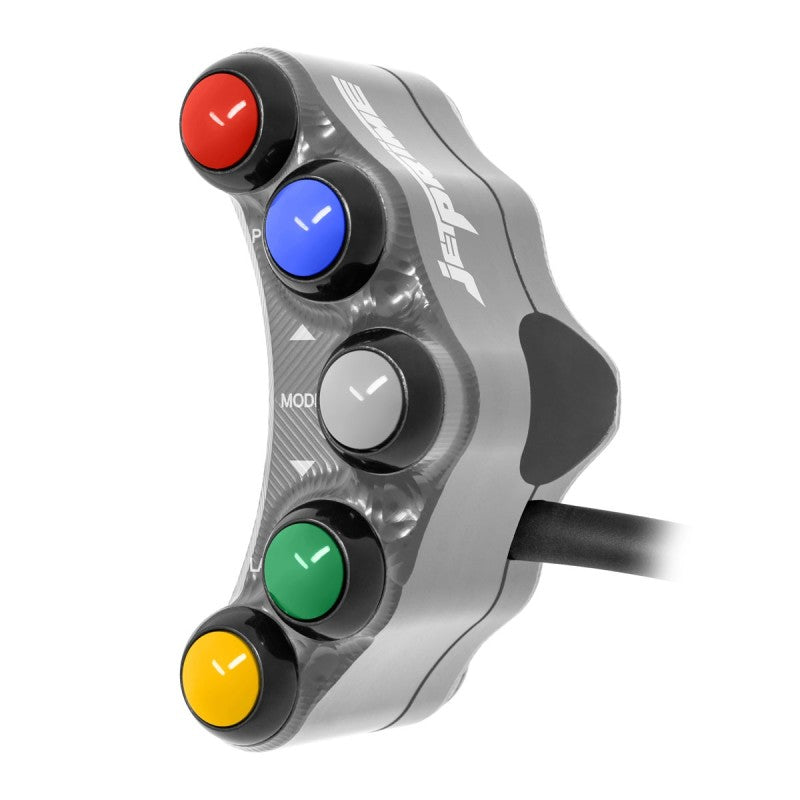 PULSANTIERA SINISTRA RACING JETPRIME KAWASAKI NINJA ZX-10RR 2016-18 (TITANIO)