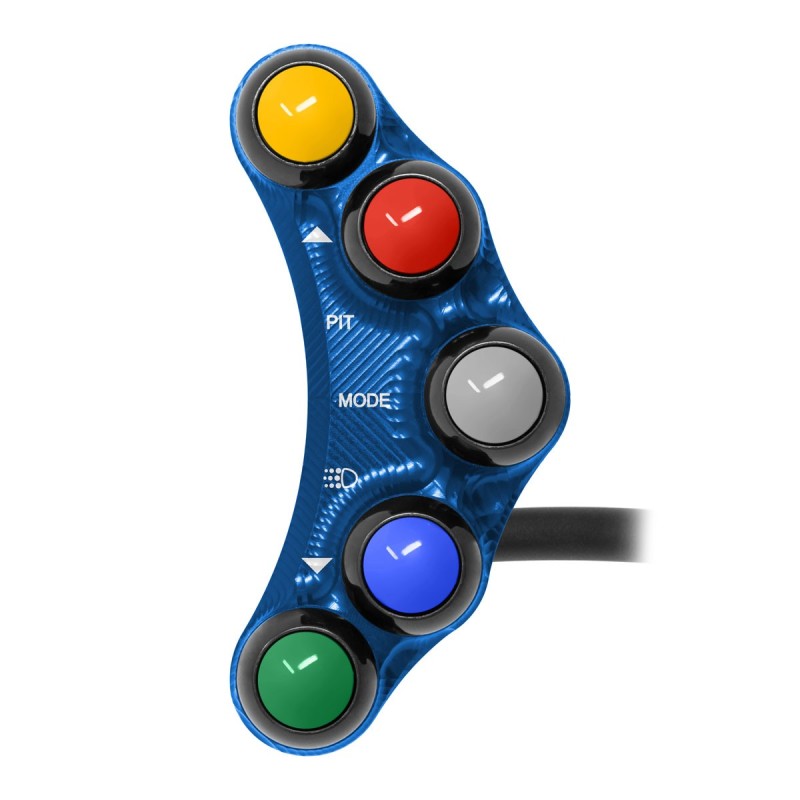 PULSANTIERA SINISTRA RACING JETPRIME SUZUKI GSX-R 1000 2017-2021 (BLU)