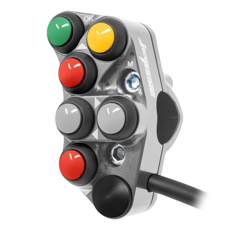 PULSANTIERA SINISTRA RACING JETPRIME TRIUMPH STREET TRIPLE 765 R 2023-24 TITANIO