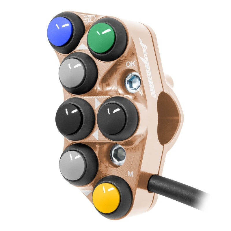 PULSANTIERA SINISTRA RACING JETPRIME TRIUMPH TIGER 850 SPORT 2021-24 - RAME