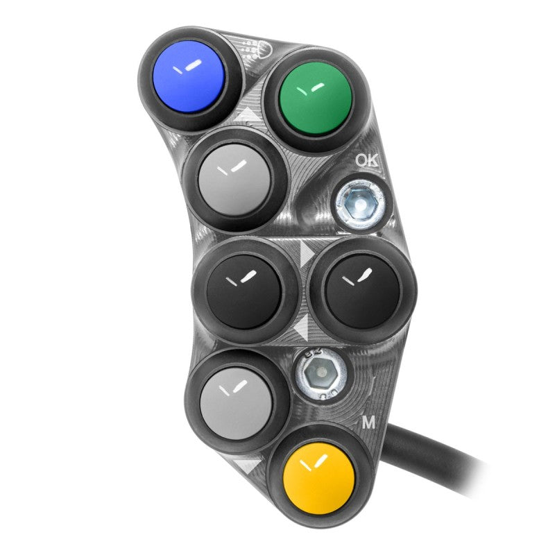 PULSANTIERA SINISTRA RACING JETPRIME TRIUMPH STREET TRIPLE 765 2017-24 - TITANIO