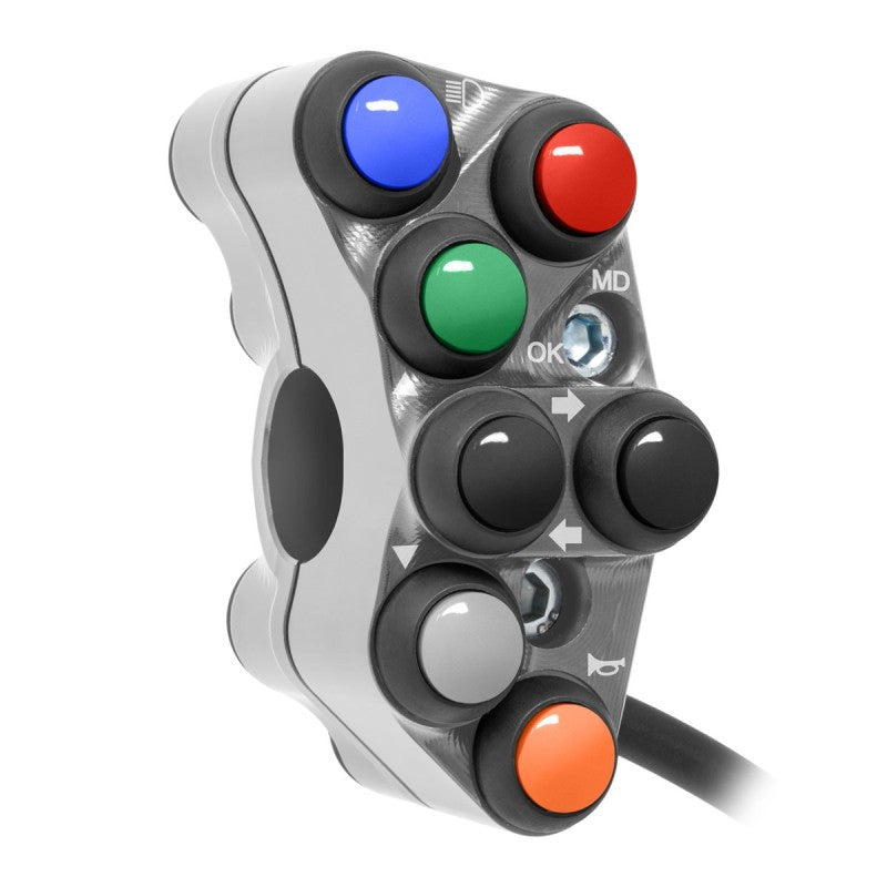 PULSANTIERA SINISTRA STRADALE JETPRIME APRILIA RSV4 1000 2017-20 TITANIO