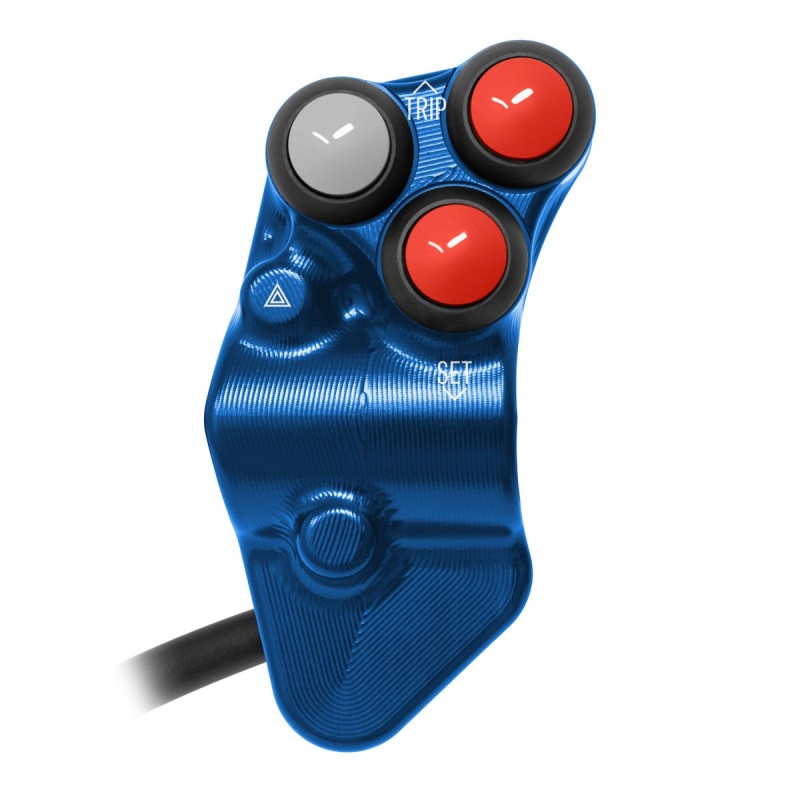JETPRIME LEFT STREET HANDLEBAR SWITCH FOR BMW S 1000 RR 2009-14 (BLUE)