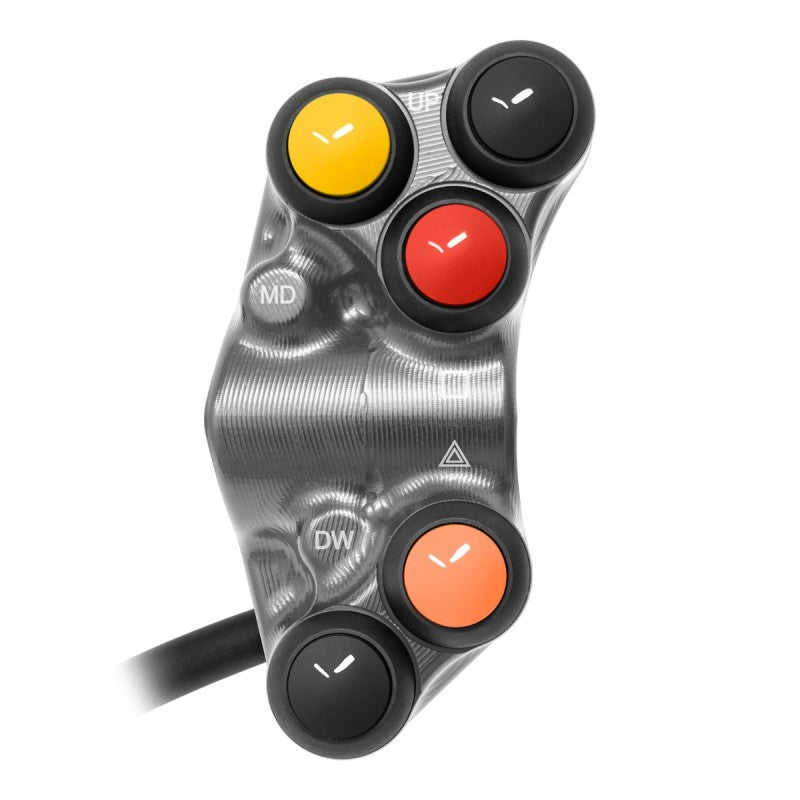 PULSANTIERA SINISTRA STRADALE JETPRIME DUCATI STREETFIGHTER V4 S 2025 TITANIO