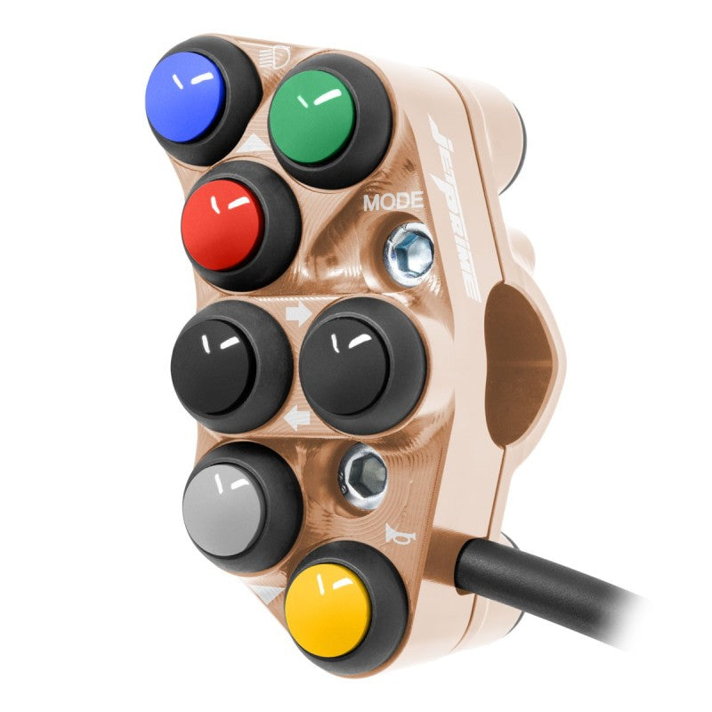 PULSANTIERA SINISTRA STRADALE JETPRIME DUCATI PANIGALE V4 2018-24 (RAME) - NEW