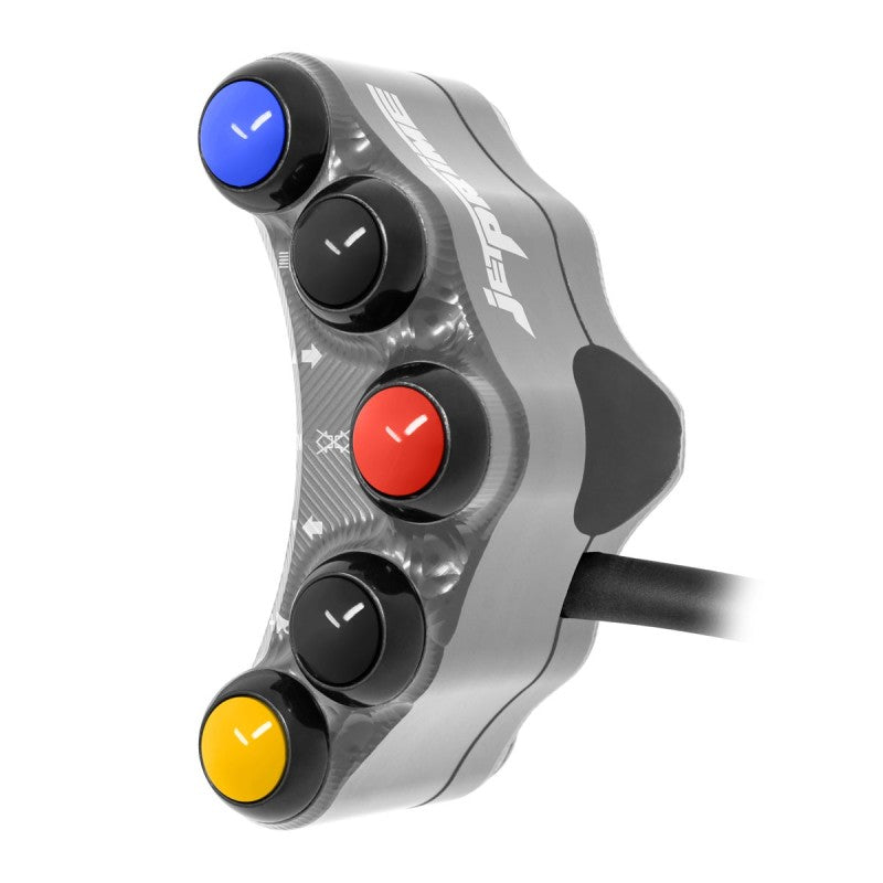 PULSANTIERA SINISTRA STRADALE JETPRIME DUCATI STREETFIGHTER V4 2020-24 (TITANIO)