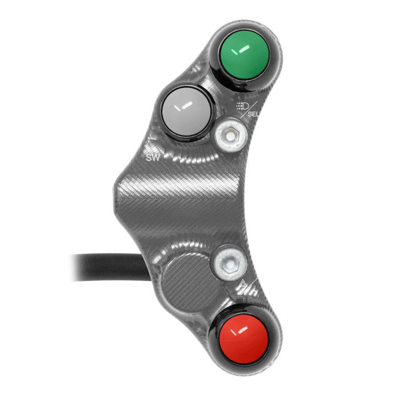 PULSANTIERA SINISTRA STRADALE JETPRIME DUCATI STREETFIGHTER V4 SP 20-24 TITANIO