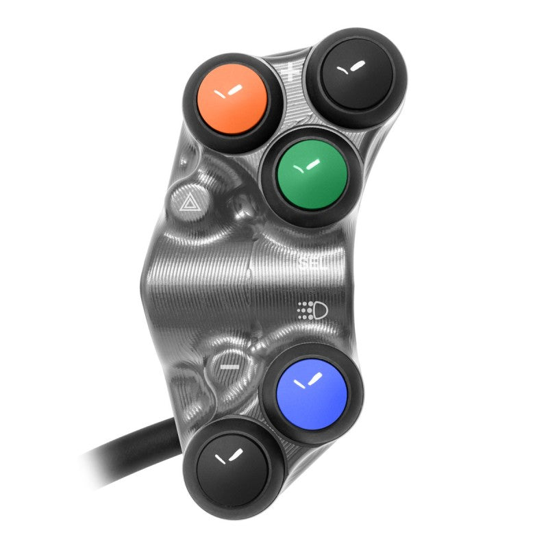 PULSANTIERA SX STRADALE JETPRIME DUCATI STREETFIGHTER V4 2020-24 (TITANIO) - NEW