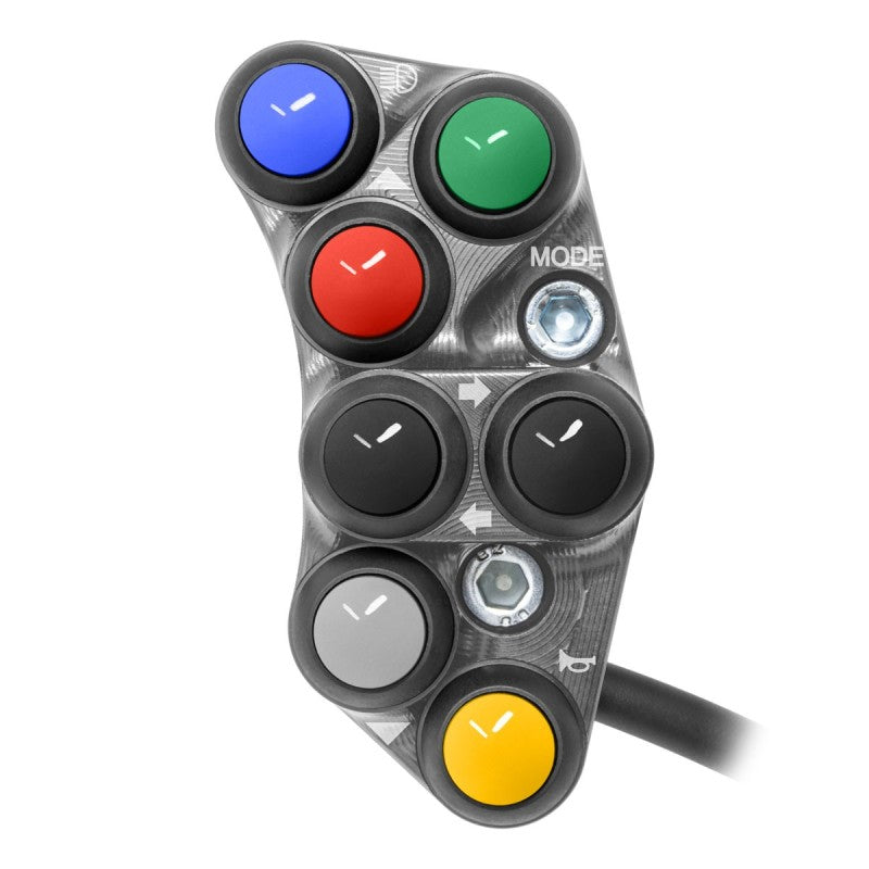 PULSANTIERA SX STRADALE JETPRIME DUCATI PANIGALE V4 R 2019-24 (TITANIO) - NEW