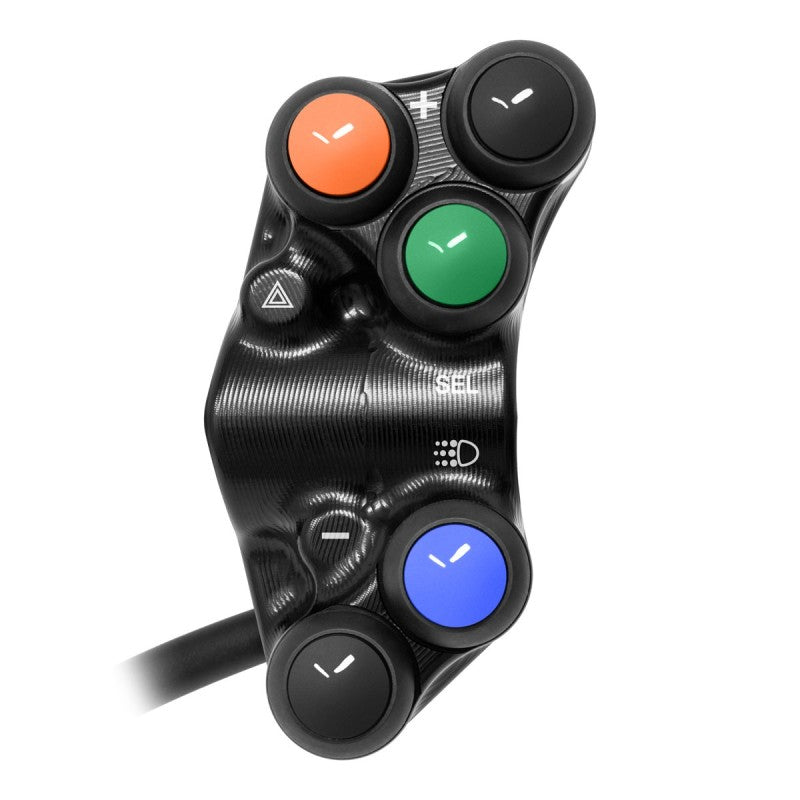 Pulsantiera Moto Jetprime Ducati Streetfighter V4 S 2020-24 Nero - vista 4